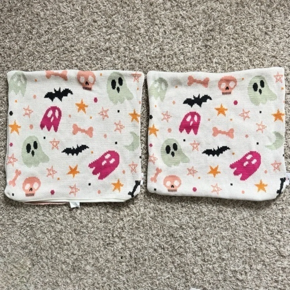 Home Goods Sweet Street Halloween Ghost Pillow Cases Black Bat Skull Tik Tok